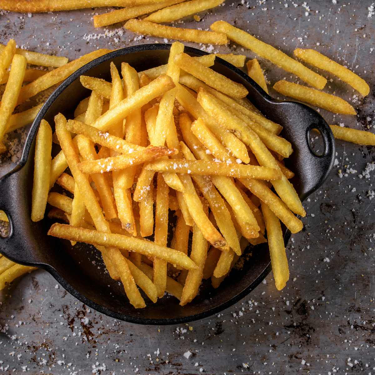 A bowl of French fries